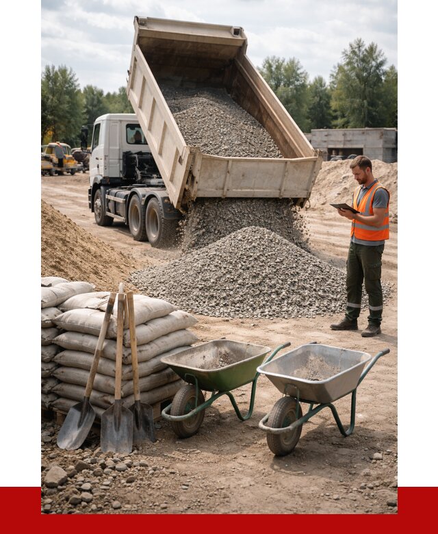 Доставка нерудных материалов в Инте от 1217 руб. | ПРОНЕРУДИнт