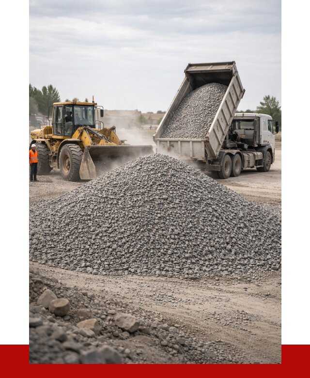 Купить щебень с доставкой в Инте от 2536 руб. | ПРОНЕРУДИнт