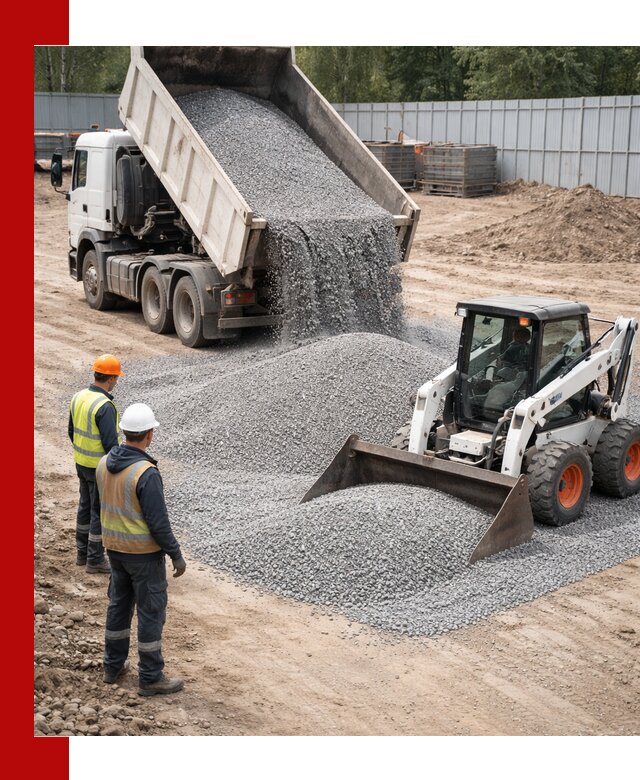 Доставка и продажа гранитного щебня фракции 0-5 в Инте