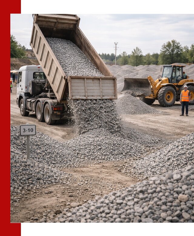 Гранитный щебень фракции 3–10: доставка и продажа в Инте