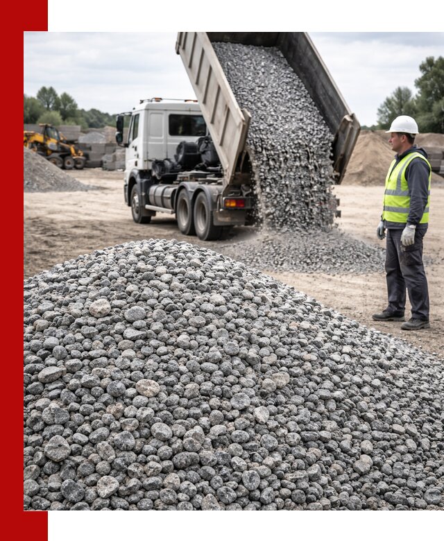 Доставка и продажа гранитного щебня фракции 5-20 в Инте