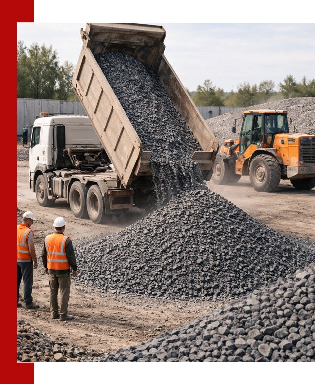 Доставка и продажа щебня габбро-диабаза в Инте