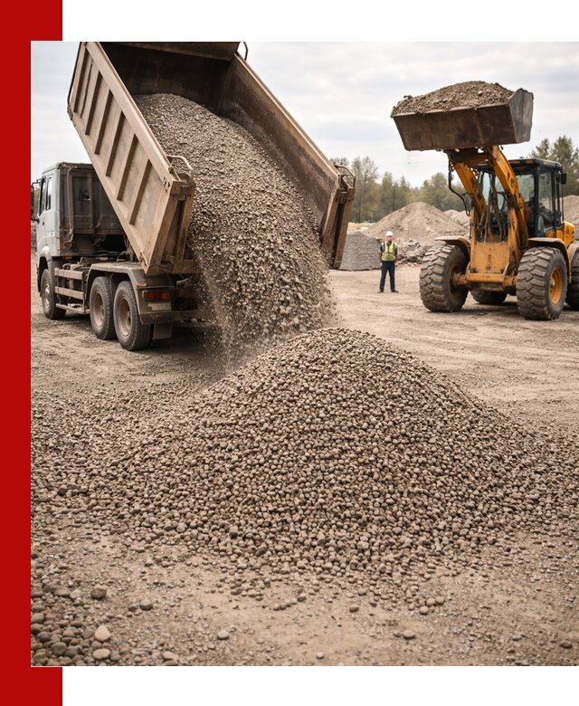 Гравийный щебень фракция 3–10 с доставкой в Инте