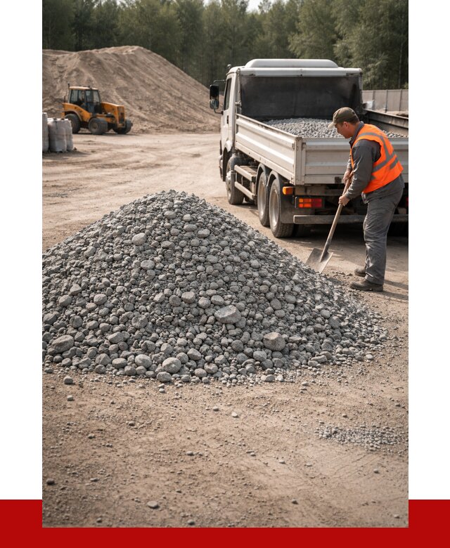 Гравийный щебень фракция 5-10 в Инте от 2231 р. | ПРОНЕРУДИнт