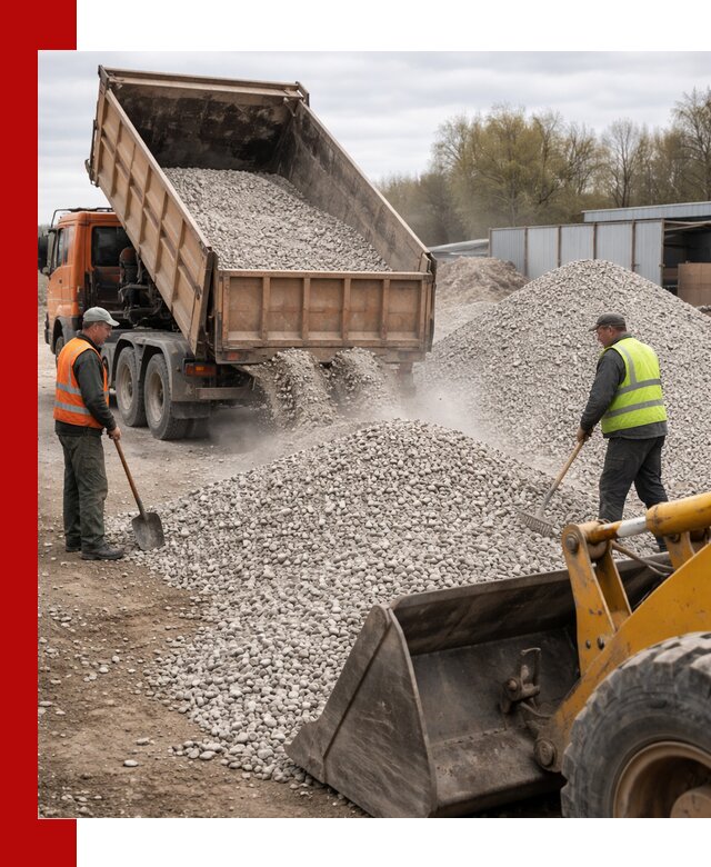 Доломитовый щебень фракции 5-20 с доставкой в Инте