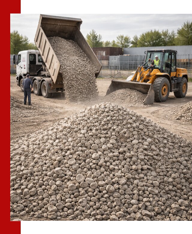 Доломитовый щебень фракции 20–41 с доставкой в Инте