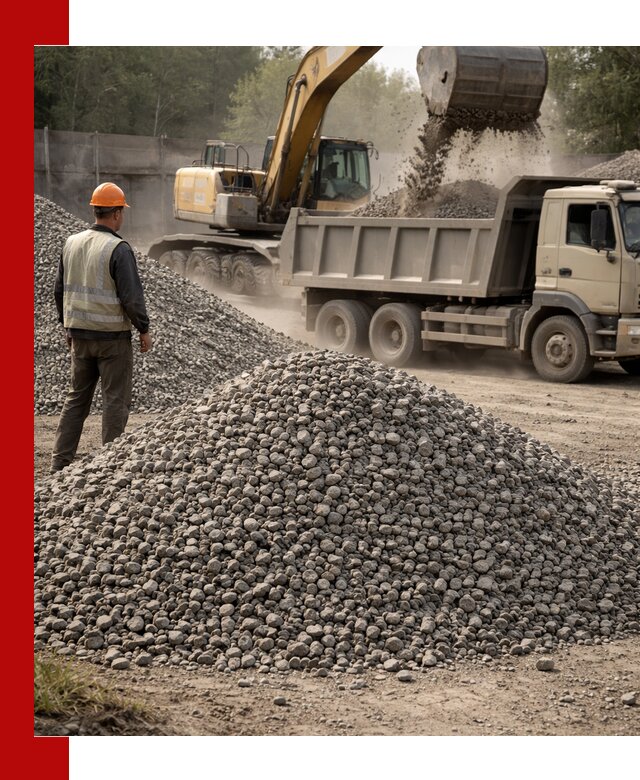 Шлаковый щебень фракция 5-20 с доставкой в Инте