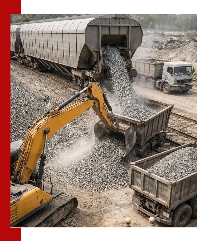 Доставка железнодорожного щебня в Инте крупными партиями быстрого отгруза