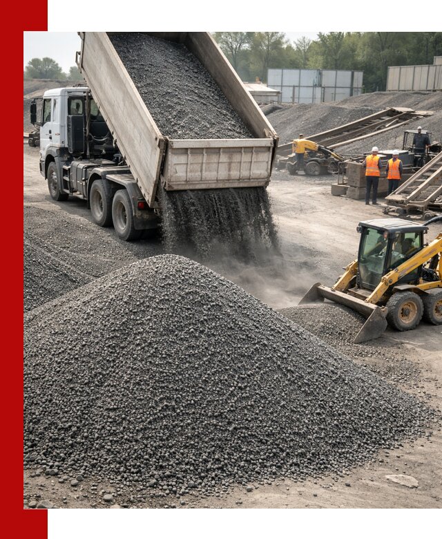 Вторичный щебень фракция 0–5 с доставкой в Инте