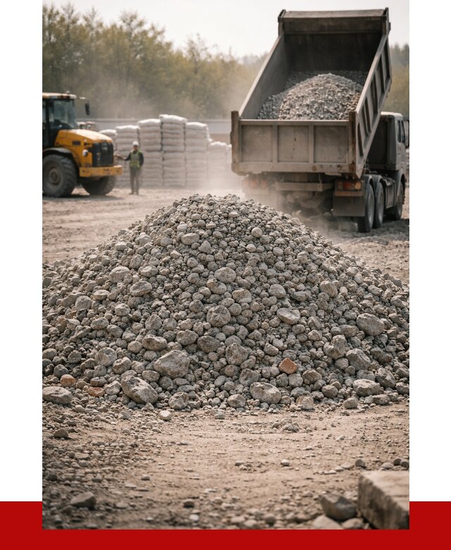 Вторичный щебень фракция 70-150 в Инте от 1420 р. | ПРОНЕРУДИнт