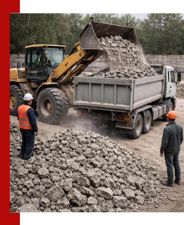 Вторичный щебень фракция 70–150 в Инте с доставкой