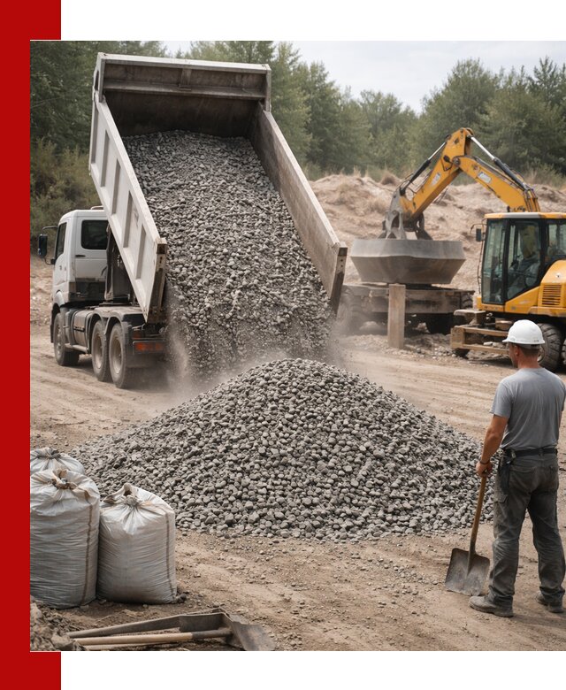 Доставка и продажа бетонного щебня в Инте