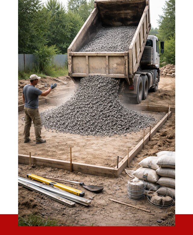 Купить щебень для фундамента в Инте от 4564 р. | ПРОНЕРУДИнт