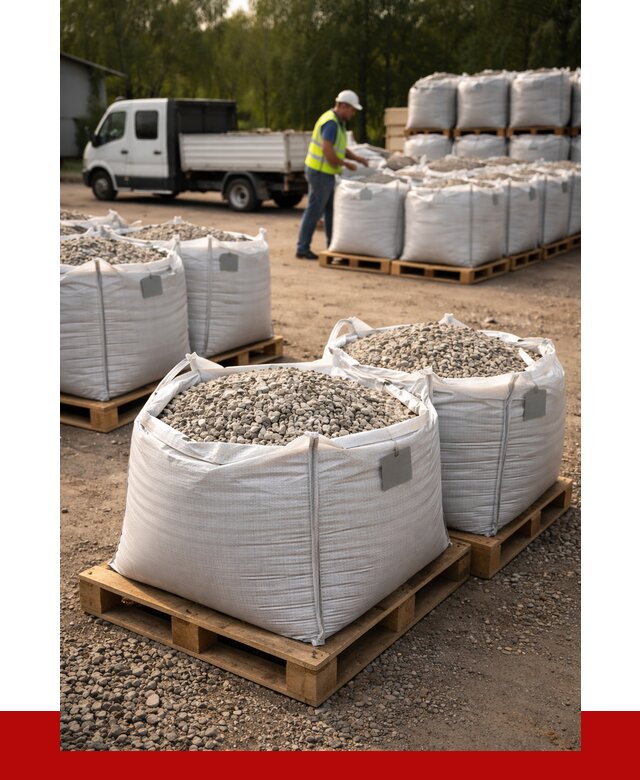Щебень в мешках с доставкой в Инте от 4260 р. | ПРОНЕРУДИнт