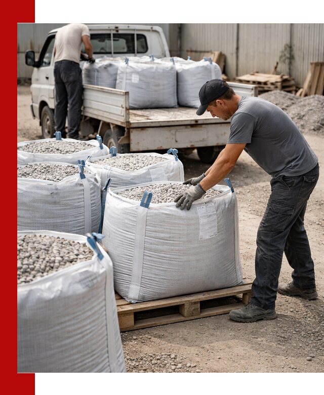 Доставка щебня в мешках по выгодным ценам в Инте