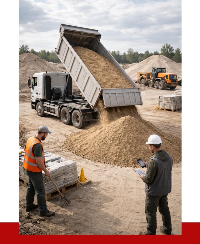 Карьерный песок с доставкой в Инте от 3651 р. ПРОНЕРУДИнт