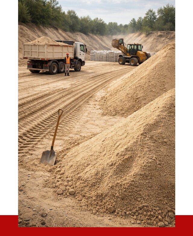 Карьерный песок мелкозернистый в Инте от 9128 р. | ПРОНЕРУДИнт