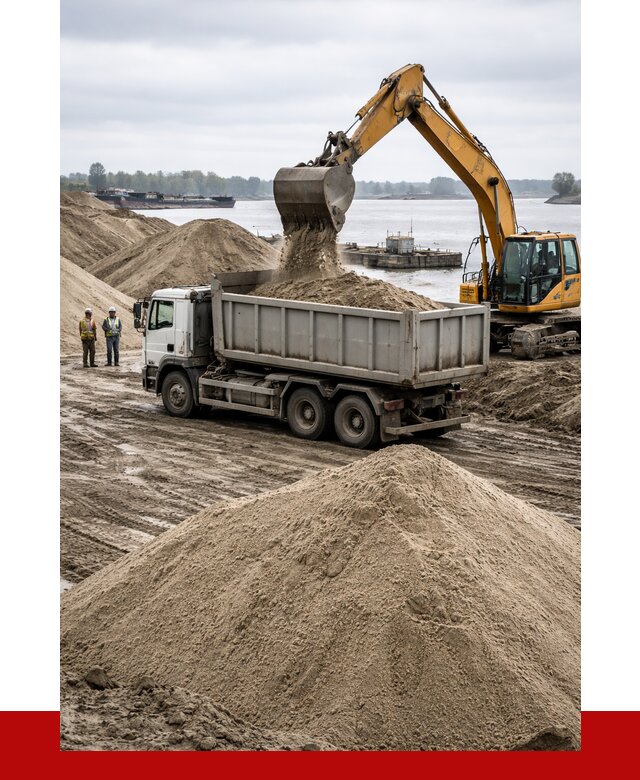 Купить речной песок навалом в Инте от 1826 р., ПРОНЕРУДИнт