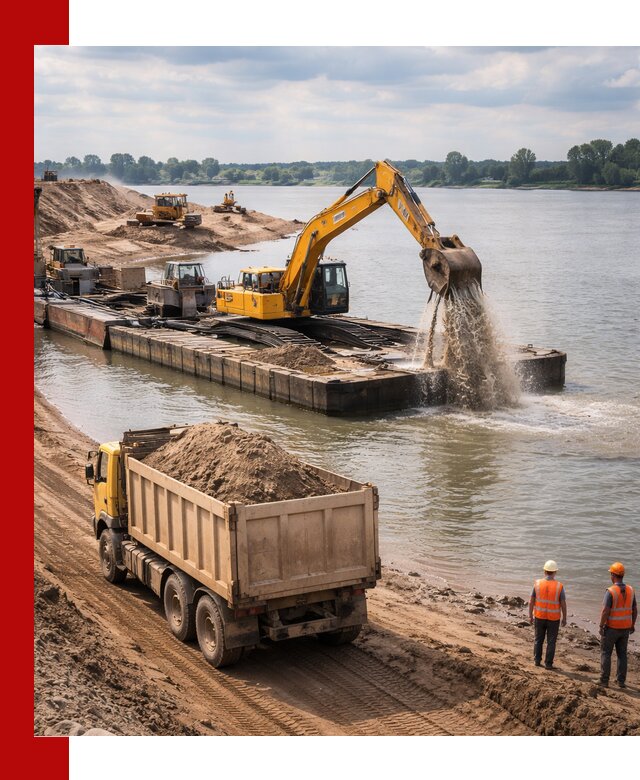 Намывной песок с доставкой в Инте оптом и в розницу