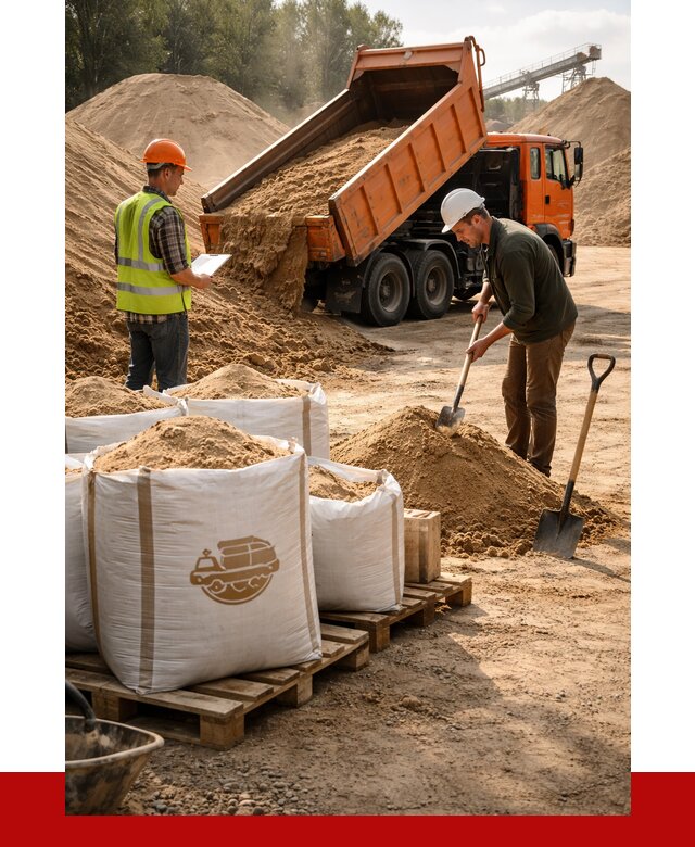 Строительный песок в Инте от 2231 р. с доставкой, ПРОНЕРУДИнт