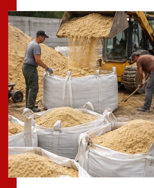 Поставка качественного песка для кладки в Инте