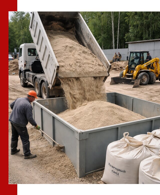 Кварцевый песок для фильтра в Инте — доставка и качество