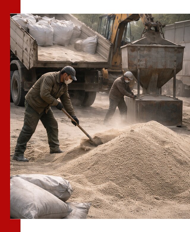 Кварцевый песок для пескоструя в Инте — доставка и качество