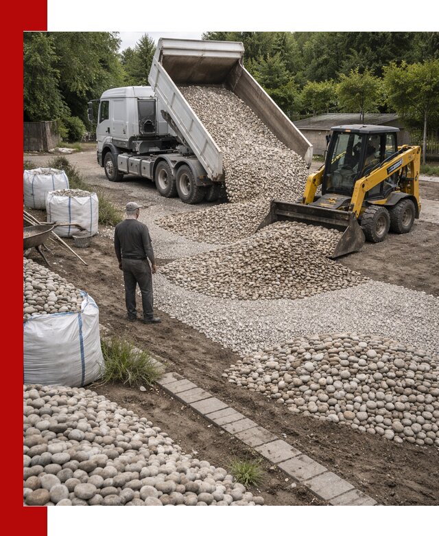 Доставка морской гальки оптом и в розницу в Инте