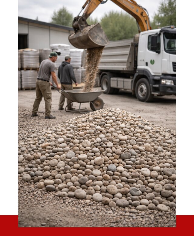 Галька декоративная в Инте от 3245 р. за куб | ПРОНЕРУДИнт