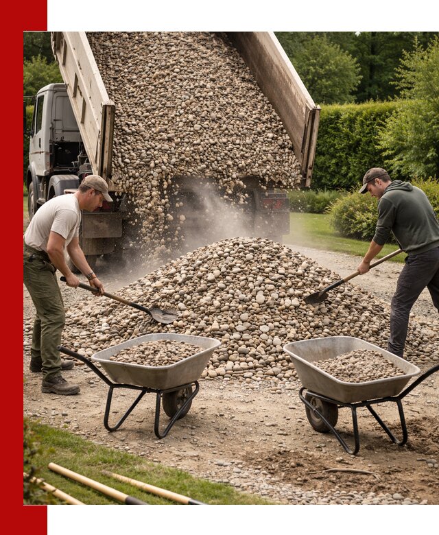 Доставка и продажа декоративной гальки в Инте