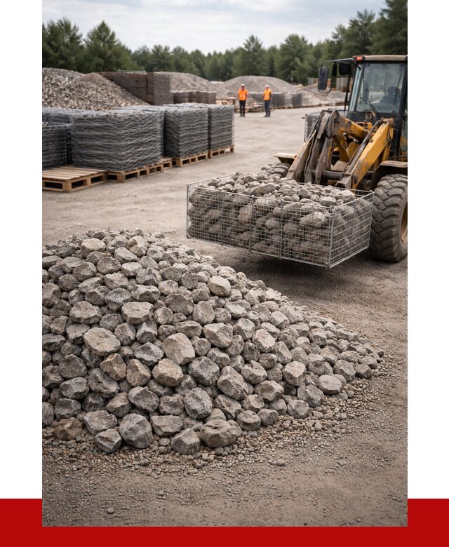 Камень для габионов фракция 70-150 в Инте от 4260 р. | ПРОНЕРУДИнт