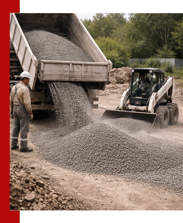 Доставка гравийного отсева 0-5 в Инте оптом и в розницу