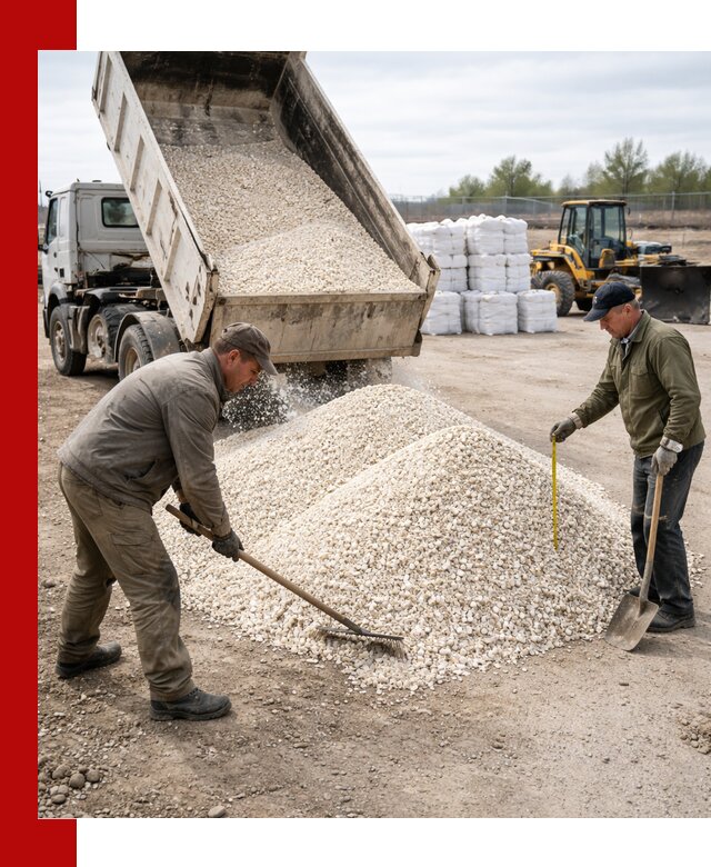 Мраморная крошка с доставкой и разгрузкой в Инте