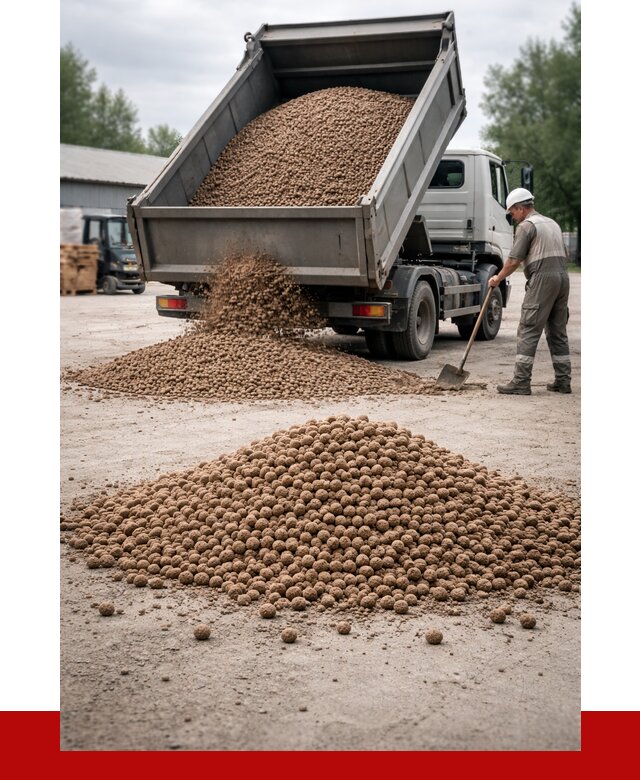 Керамзит с доставкой в Инте от 4260 р. за м3 | ПРОНЕРУДИнт