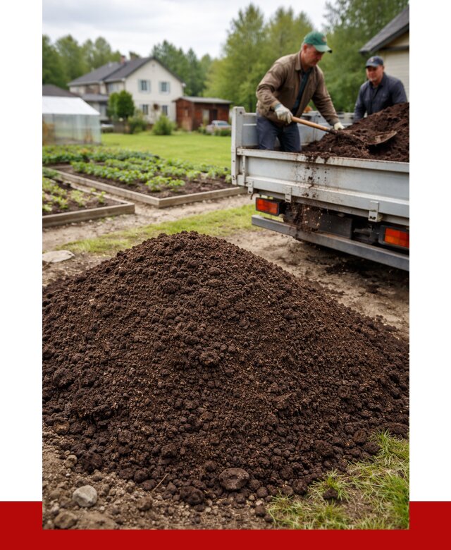 Плодородный грунт в Инте с доставкой от 4260 р. | ПРОНЕРУДИнт