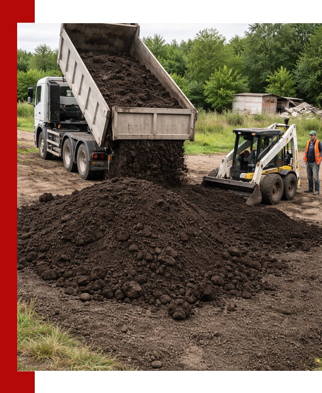 Поставка плодородной земли с доставкой самосвалом в Инте