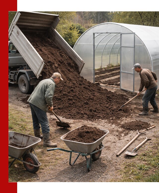 Грунт для теплицы с доставкой в Инте — плодородный субстрат под растения