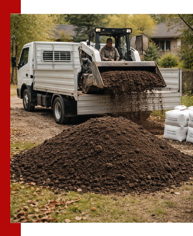 Доставка садовой земли в больших объёмах в Инте