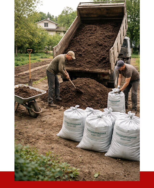 Плодородная смесь в Инте от 4260 р./куб с доставкой | ПРОНЕРУДИнт