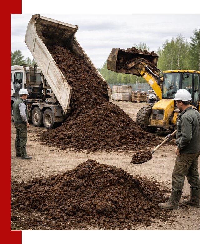 Доставка торфа оптом и в мешках в Инте