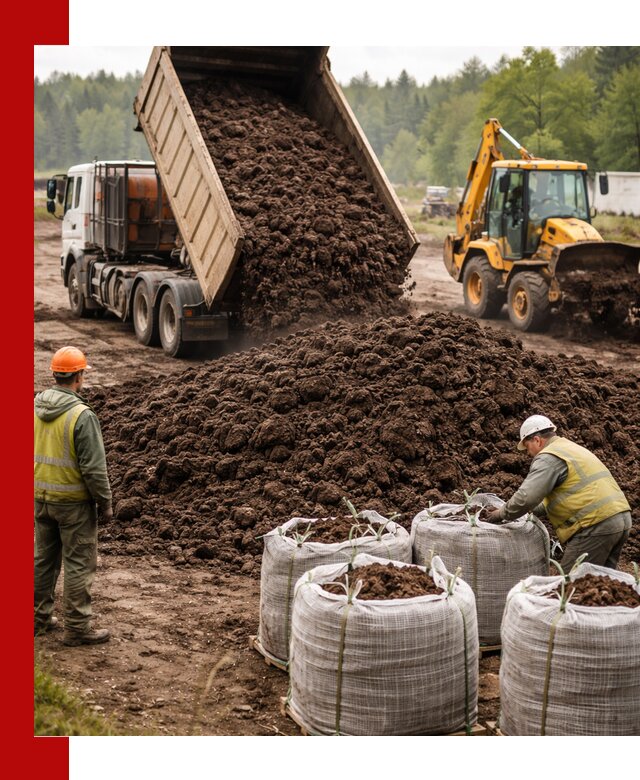 Доставка нейтрального торфа в Инте оптом и в розницу