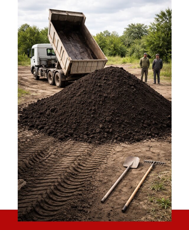 Купить чернозем навалом в Инте от 1217 р. за куб | ПРОНЕРУДИнт