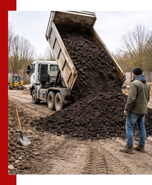 Доставка чернозема навалом в Инте быстро и выгодно