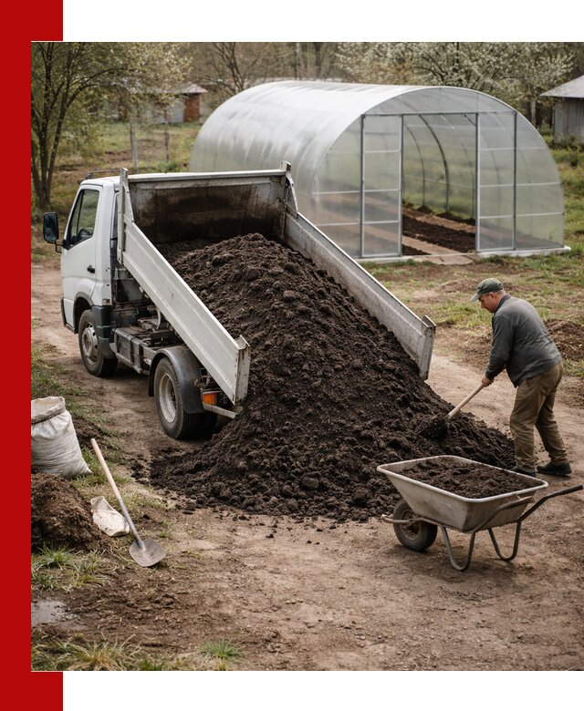 Чернозем для теплицы с доставкой в Инте