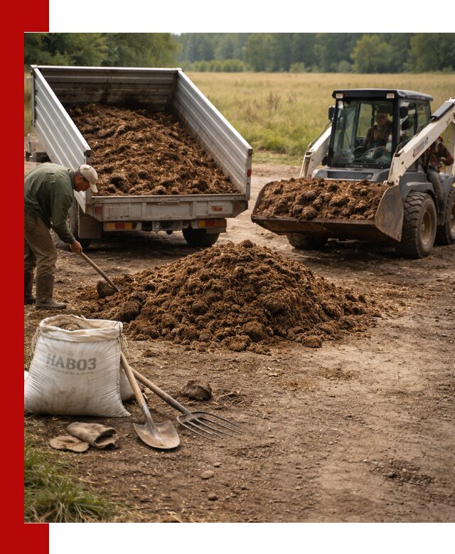 Доставка конского навоза в Инте с разгрузкой и доставкой на объект