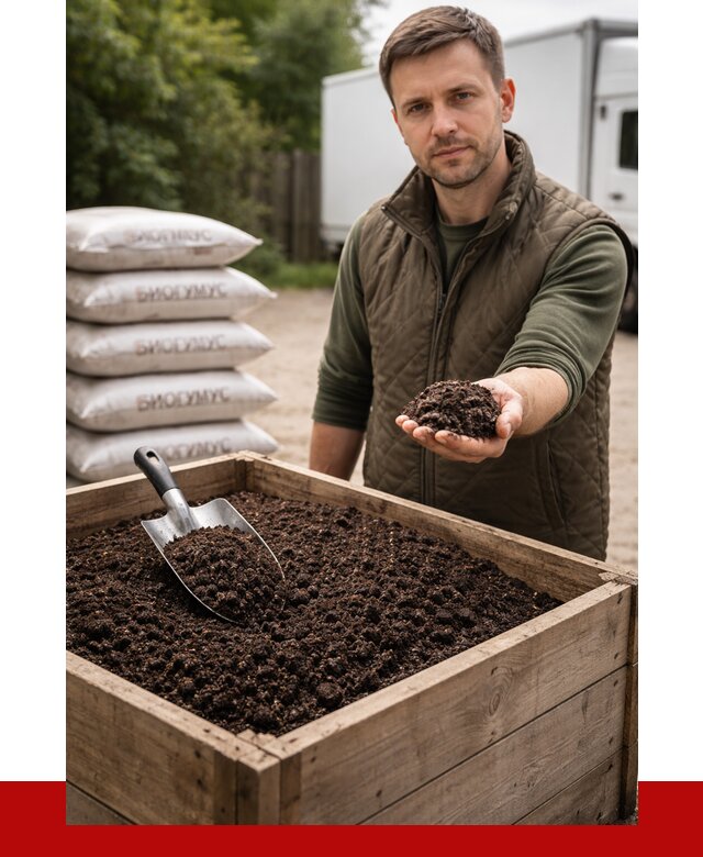 Купить биогумус в Инте с доставкой от 8621 р. за куб | ПРОНЕРУДИнт