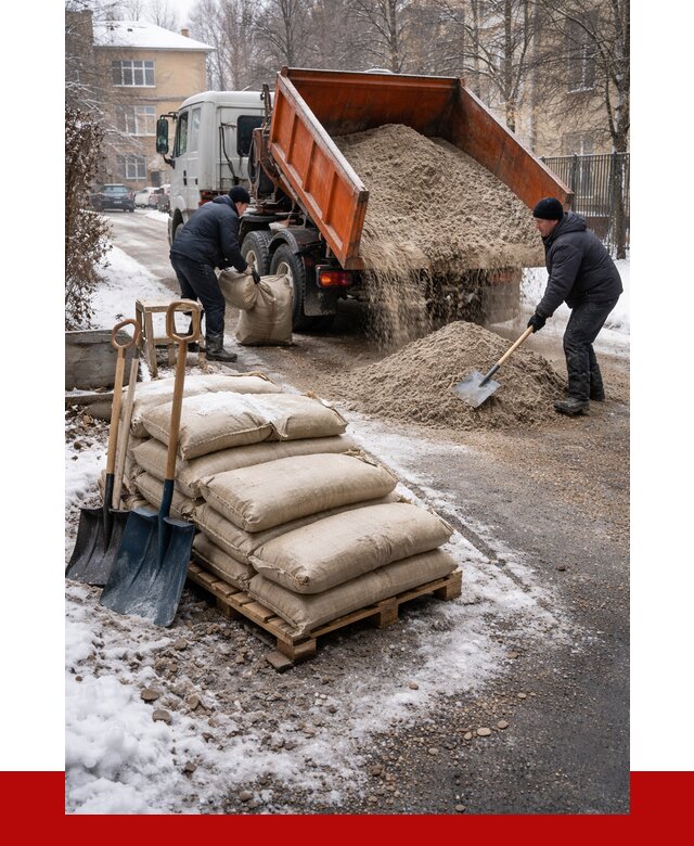 Противогололедные материалы оптом в Инте от 4260 р. | ПРОНЕРУДИнт