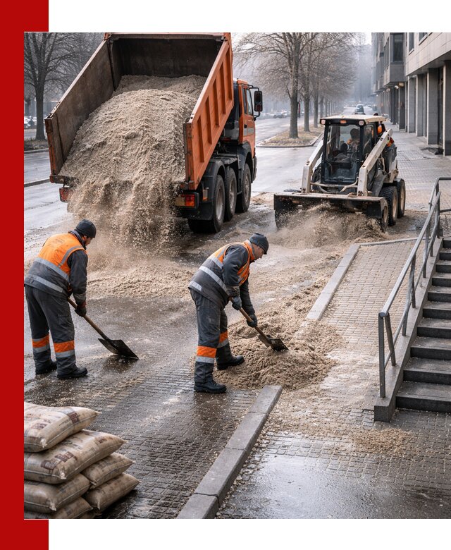 Поставка противогололедных материалов в Инте