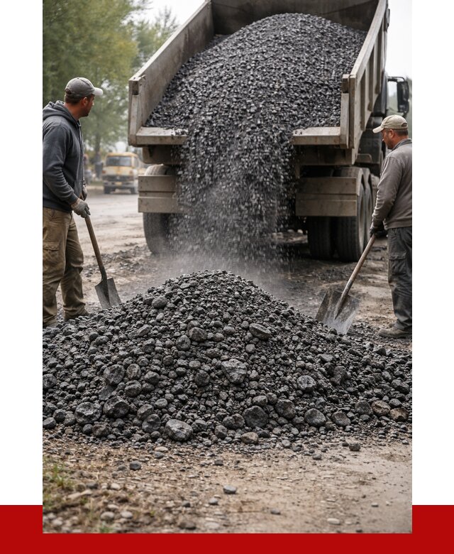 Дробленый асфальт в Инте от 2840 р. с доставкой | ПРОНЕРУДИнт