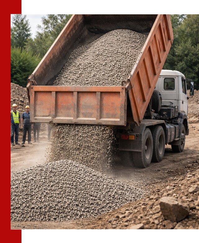 Доставка сыпучих материалов самосвалом в Инте быстро и надежно